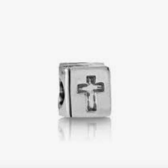 Pandora Silver Bible Charm - Picture 2 of 2